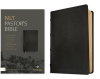 NLT Pastor's Bible, Filament Enabled Genuine Leather, Black